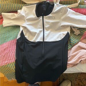 ROKA Men's Black and White Cycling Jersey